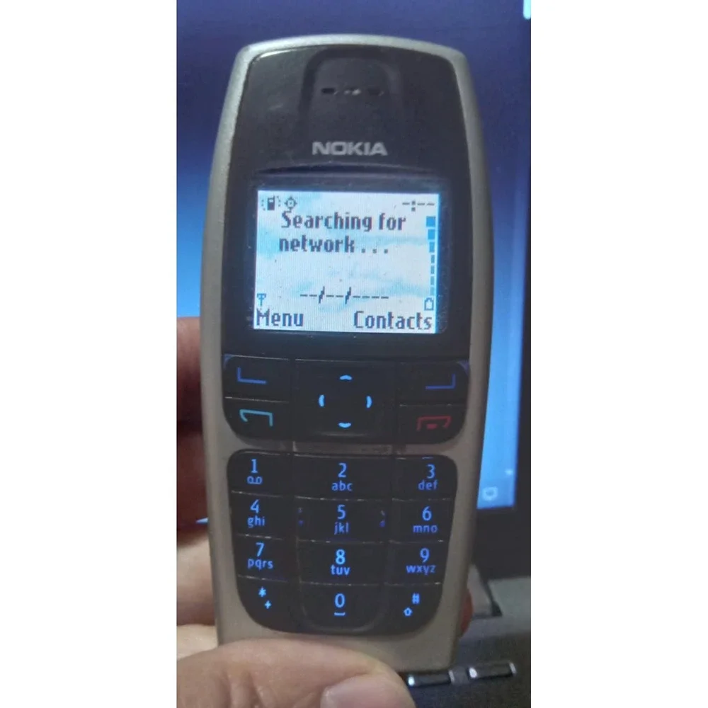Nokia 6016i - Silver and Gray ( Sprint ) Rare Cellular Candybar Phone